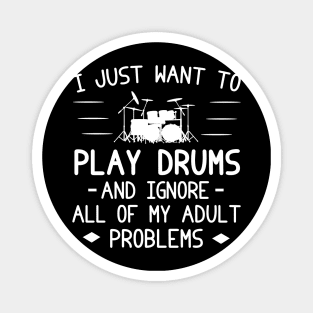 March to the Beat of Laughter! Funny Drum Tee & Hoodie Magnet